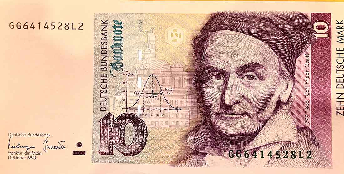 Carl Gauss Deutschmark