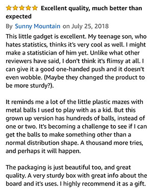 Amazon Review from Sunny