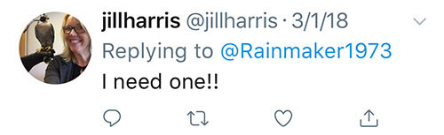 Jill Harris Tweets about Galton Board